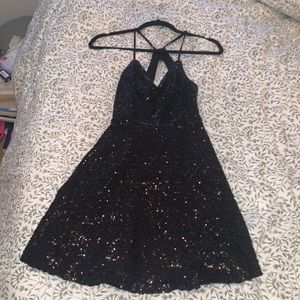 Black sparkly dress